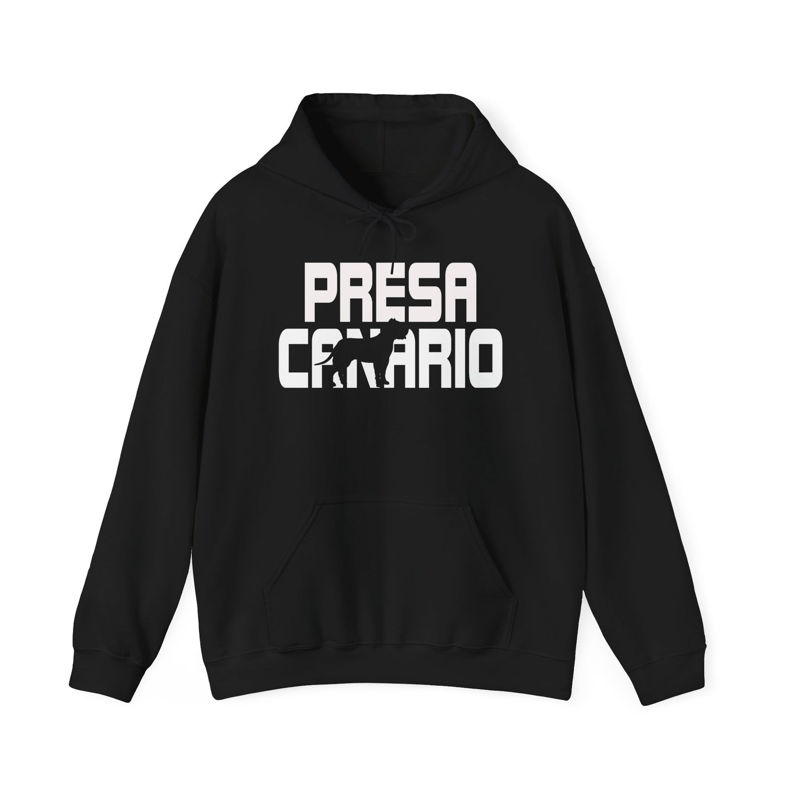 Sudadera con capucha de presa canario