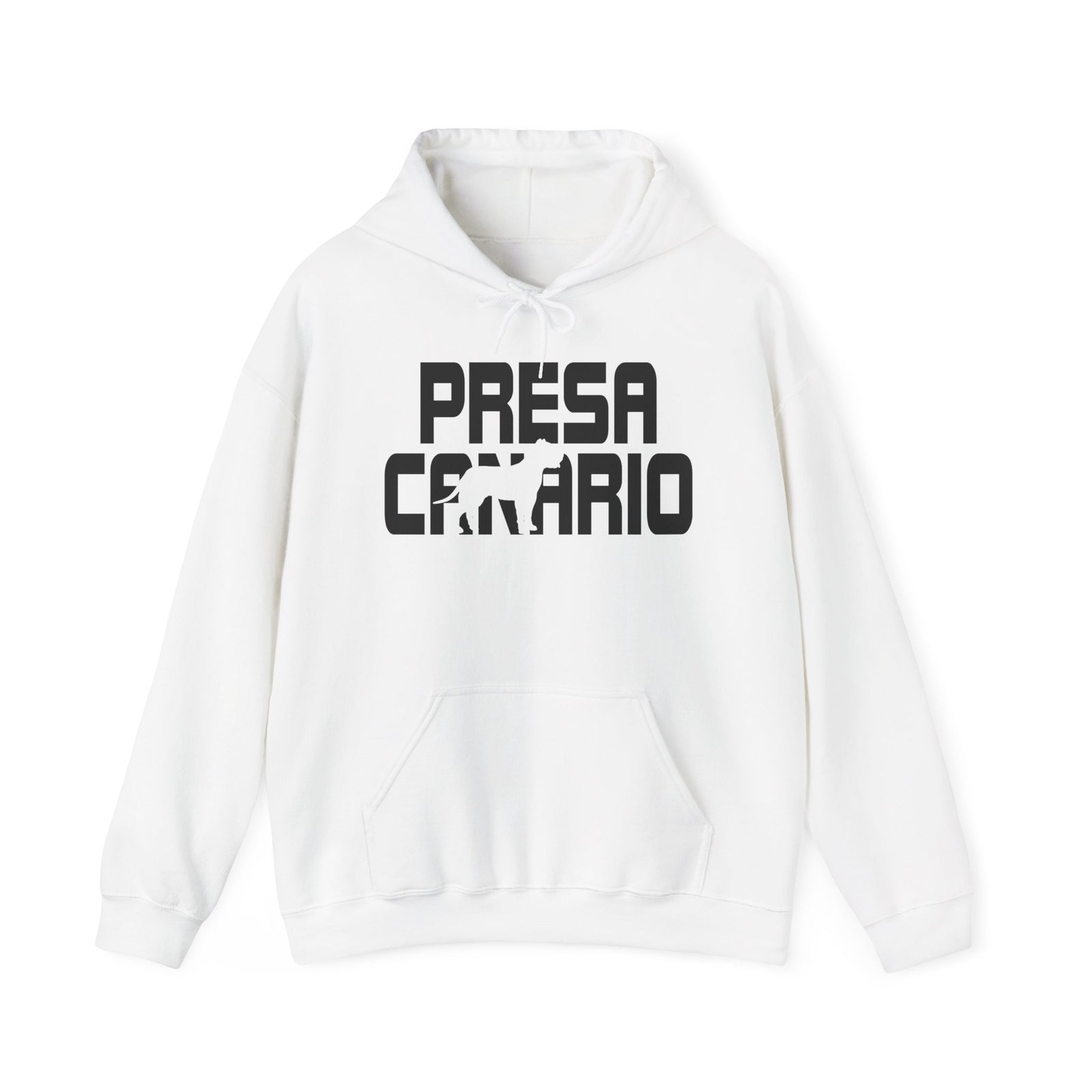 Sudadera con capucha de presa canario
