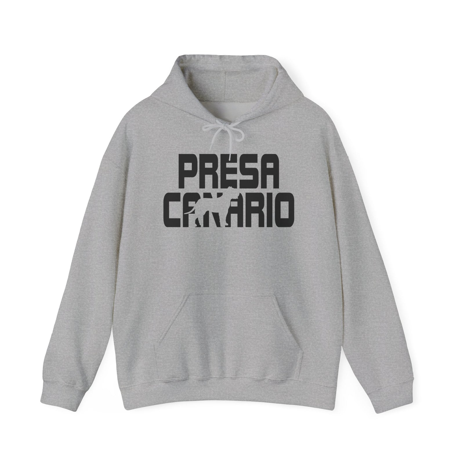 Sudadera con capucha de presa canario