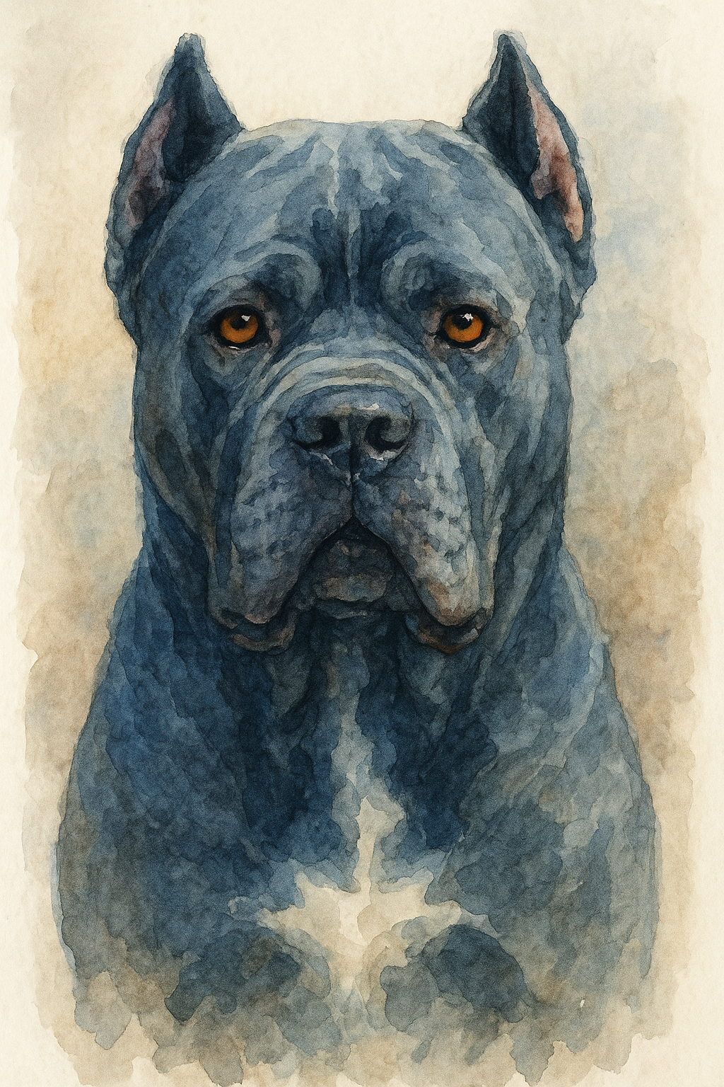 Custom Watercolor Dog Portrait – Personalized Art from Your Photo