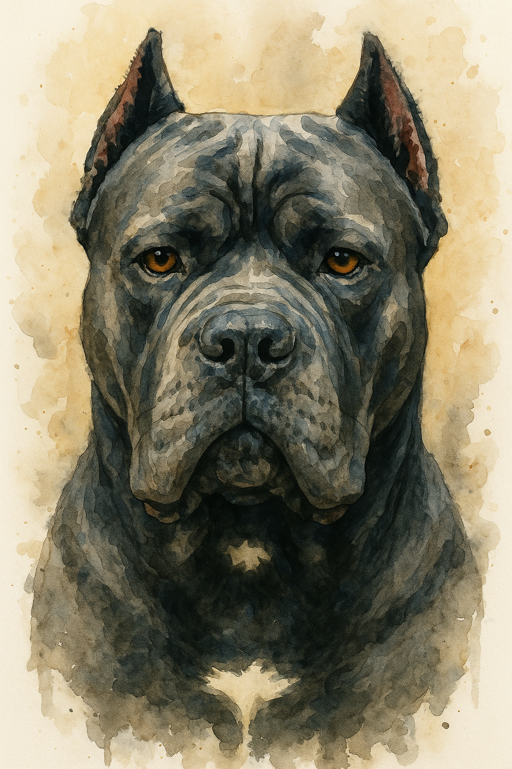 Custom Watercolor Dog Portrait – Personalized Art from Your Photo