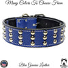 W55 - 2" Wide Studded Leather Dog Collar