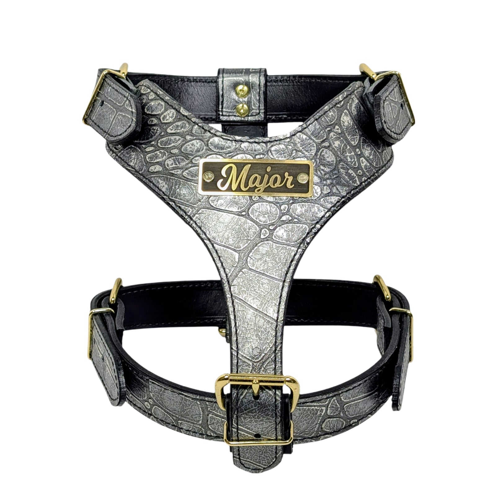 NH4 - Personalized Leather Dog Harness