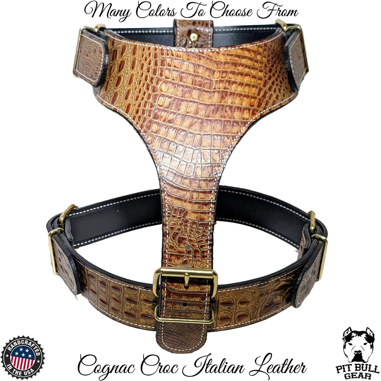 H1 - Custom Made Leather Dog Harness