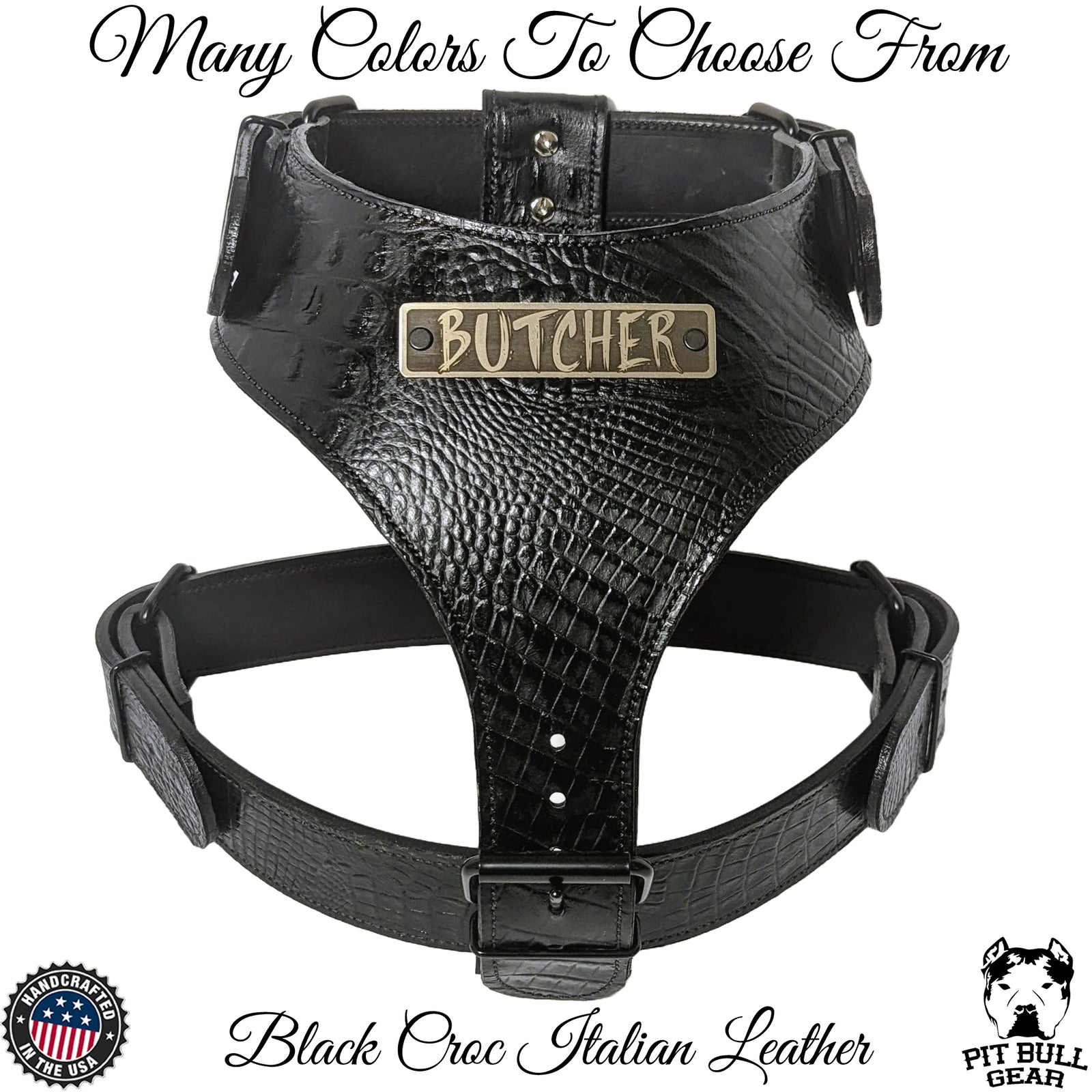NH4 - Personalized Leather Dog Harness