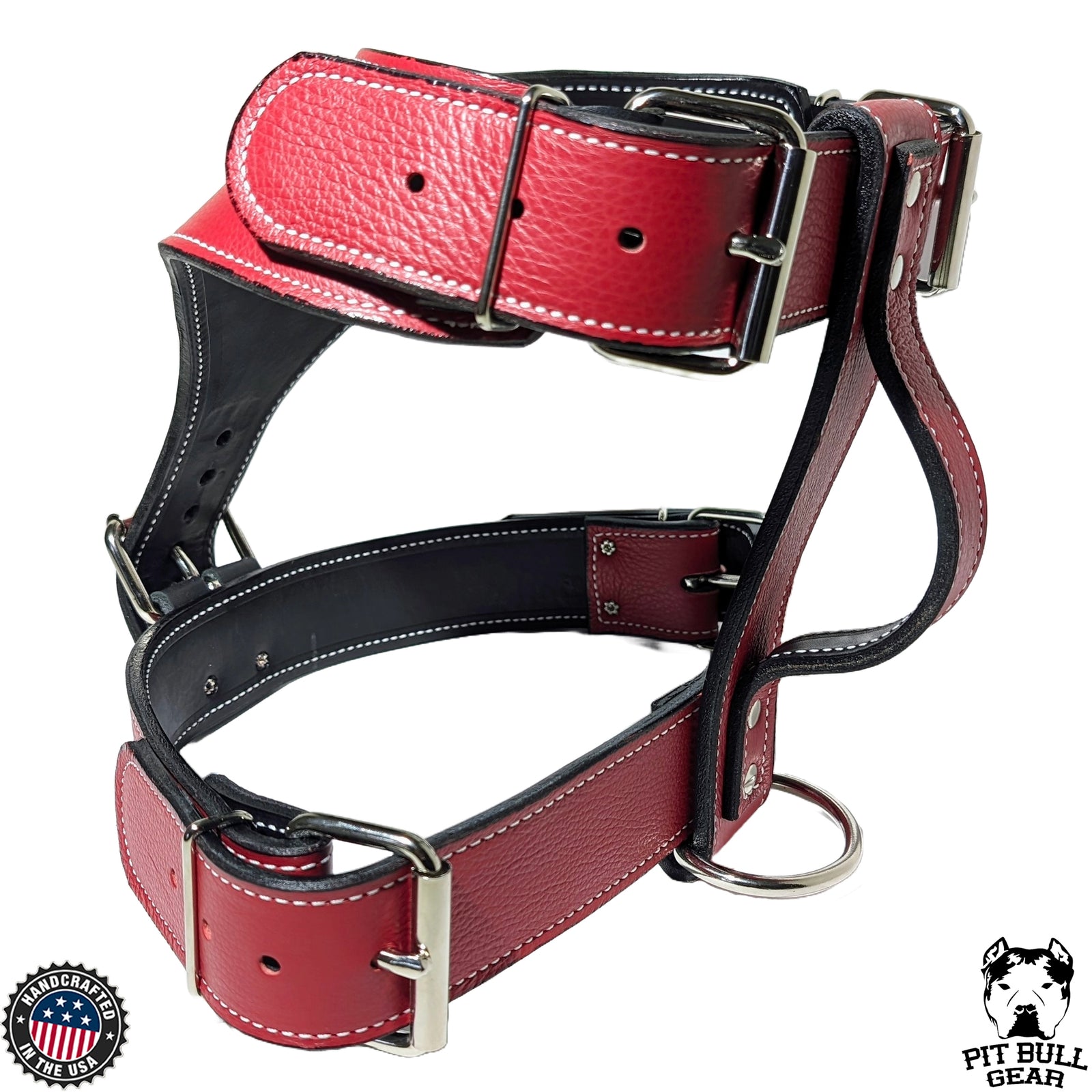 NH4 - Personalized Leather Dog Harness