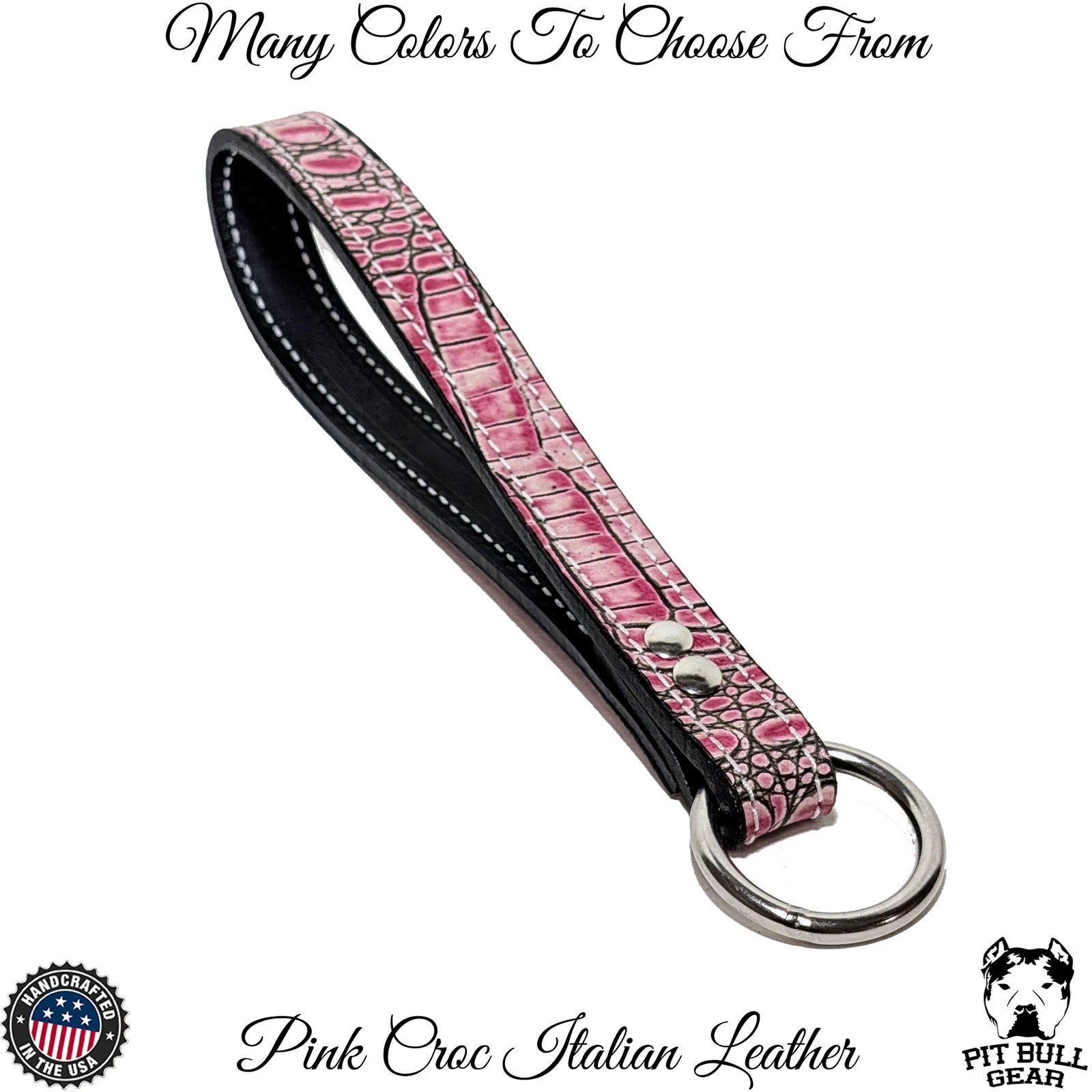 HL3 - Mango de cuero de 2 capas de 1" de ancho con anillo en "O" para hacer correas de alta resistencia