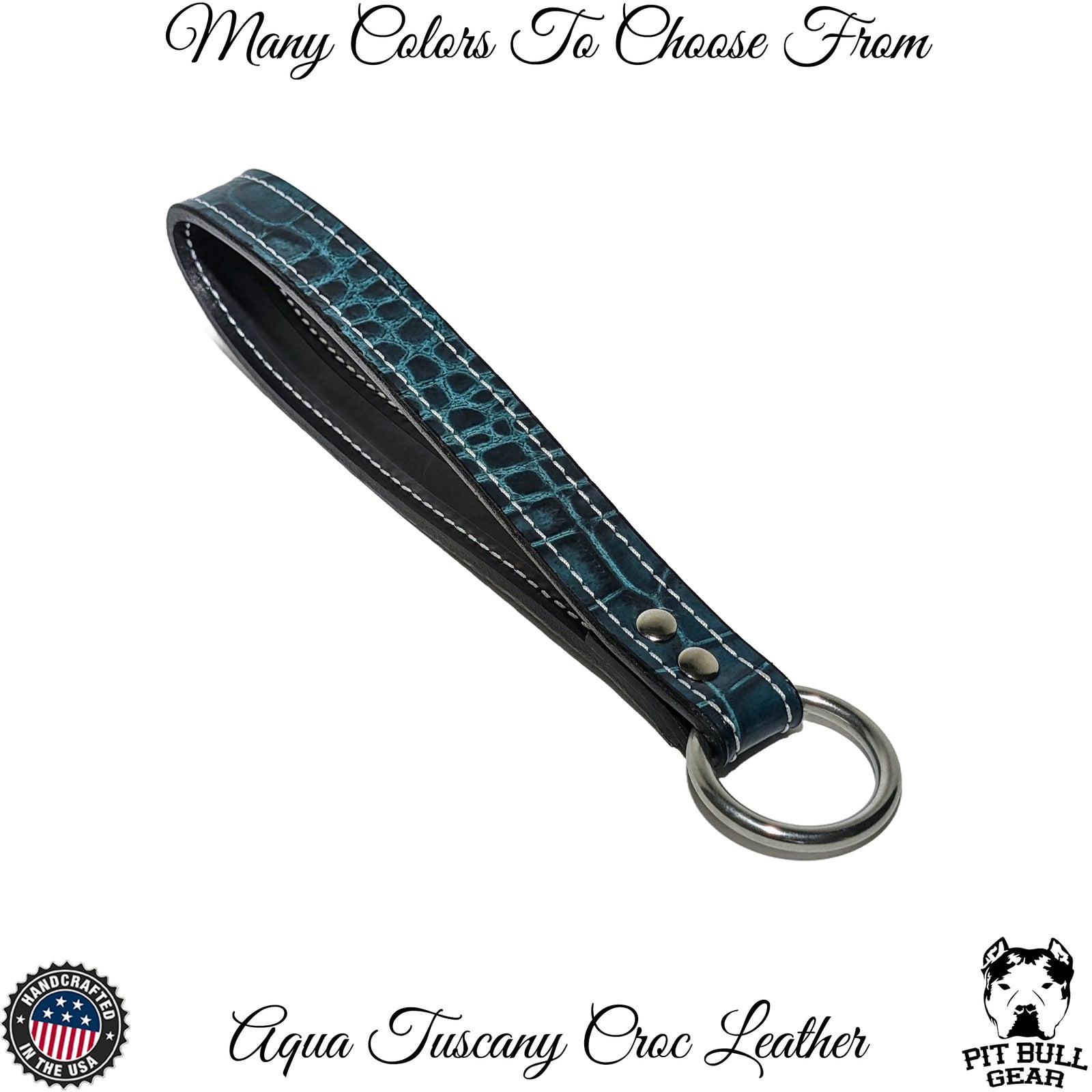 HL3 - Mango de cuero de 2 capas de 1" de ancho con anillo en "O" para hacer correas de alta resistencia