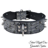 J10 - 2 1/2" Spiked Leather Dog Collar