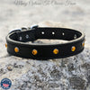 U3 - 1" Leather Dog Collar with Gems
