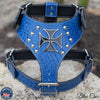 Y04 - Maltese Cross Studded Leather Harness