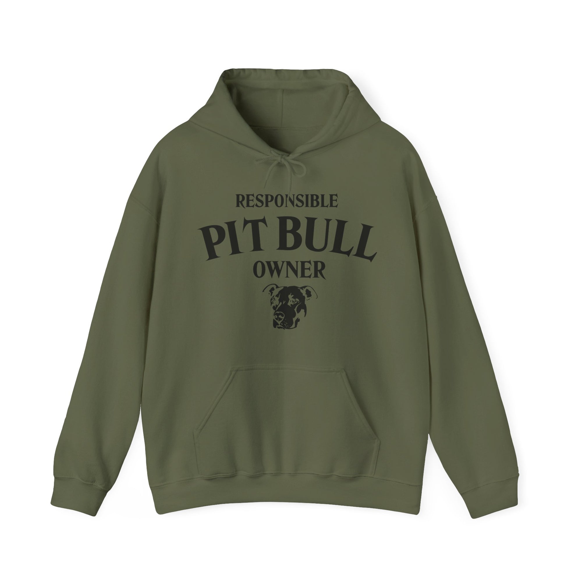 Responsible Pit Bull Owner Adult Pullover Hoodie