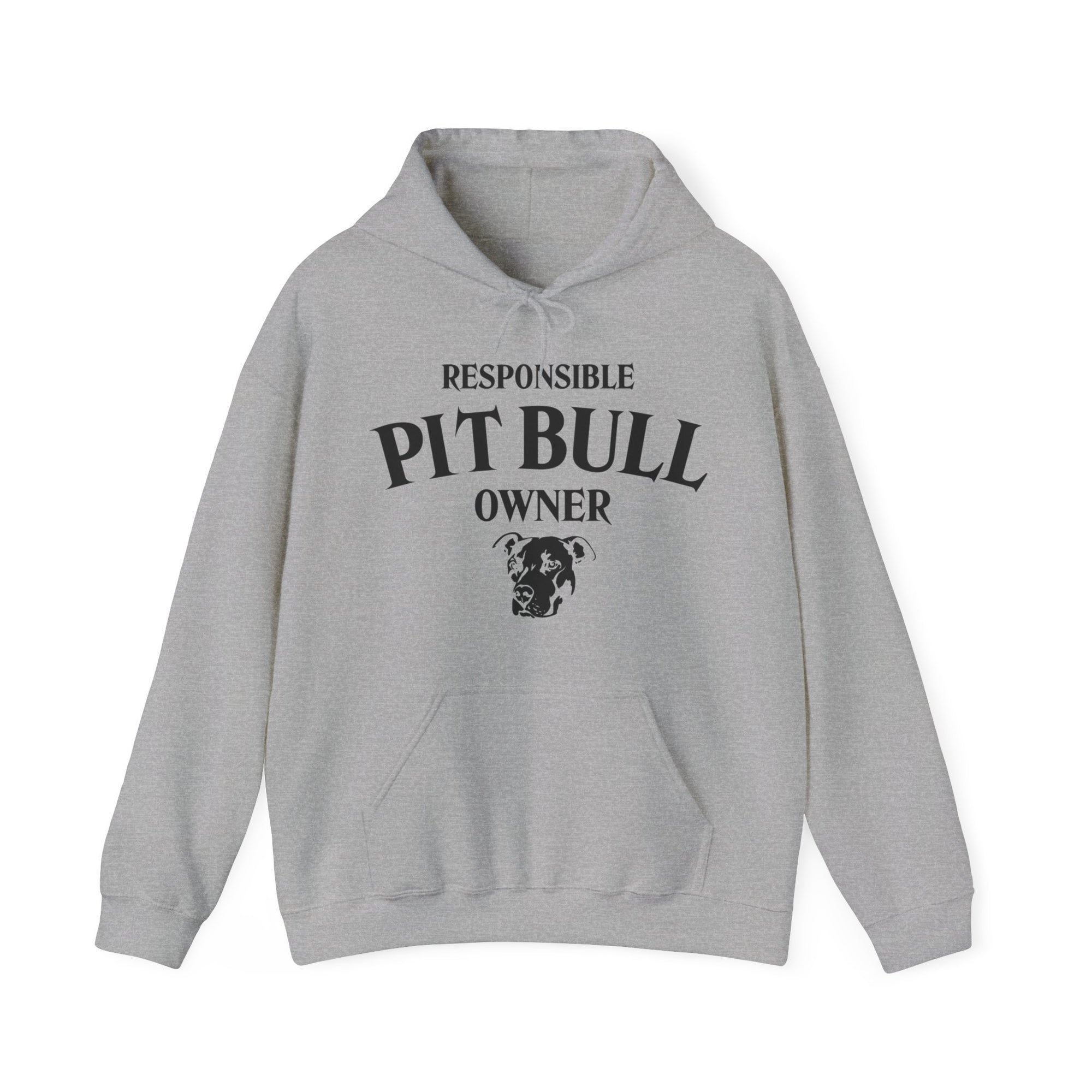 Responsible Pit Bull Owner Adult Pullover Hoodie
