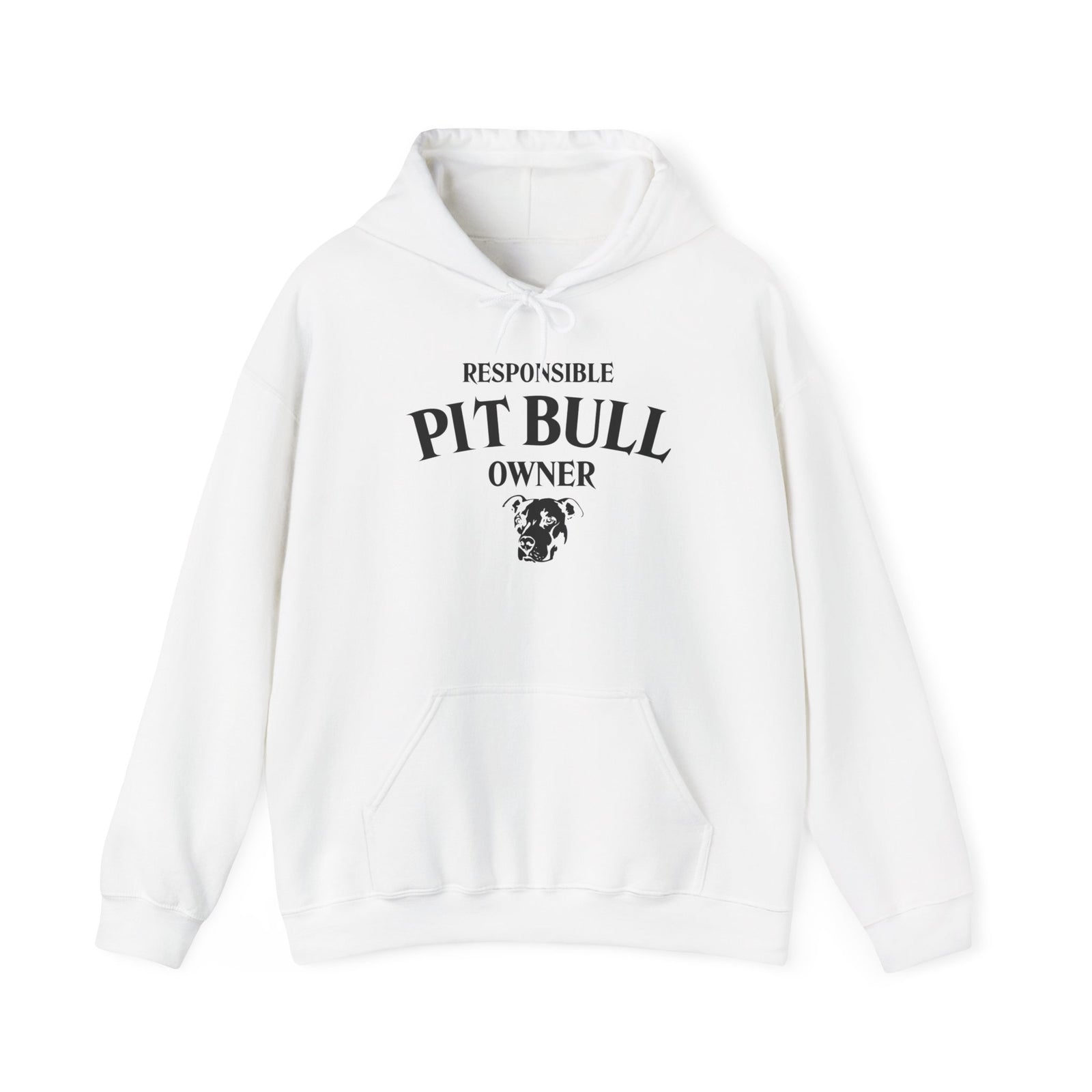 Responsible Pit Bull Owner Adult Pullover Hoodie