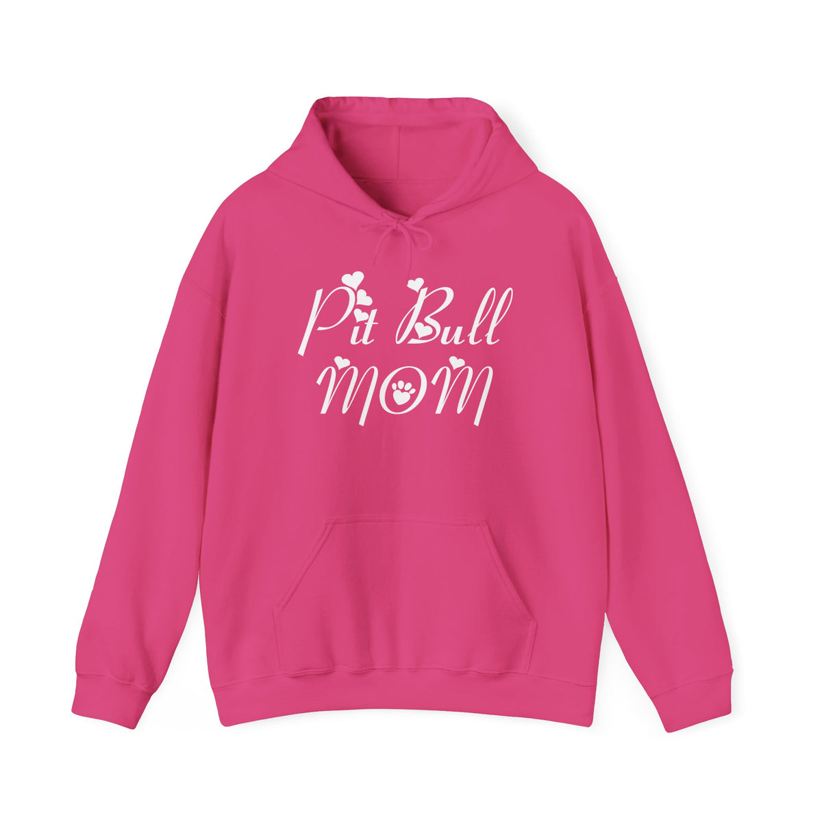 Pit Bull Mom Hooded Sweatshirt