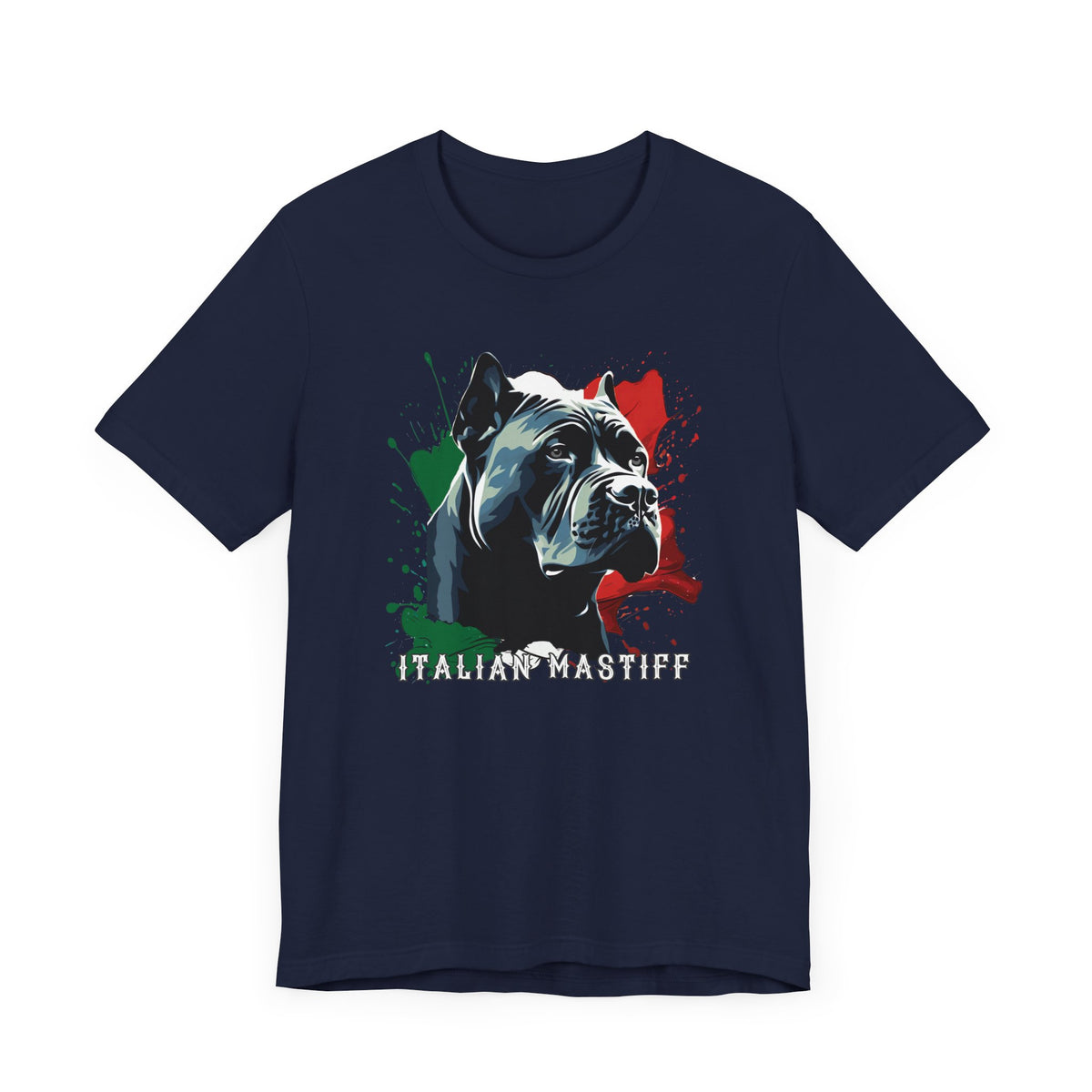 Camiseta de manga corta de mastín italiano