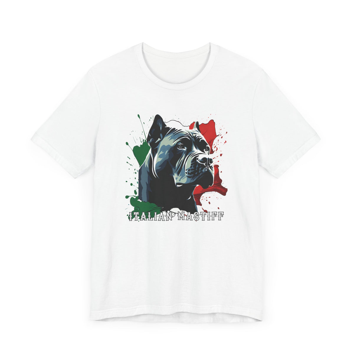 Camiseta de manga corta de mastín italiano