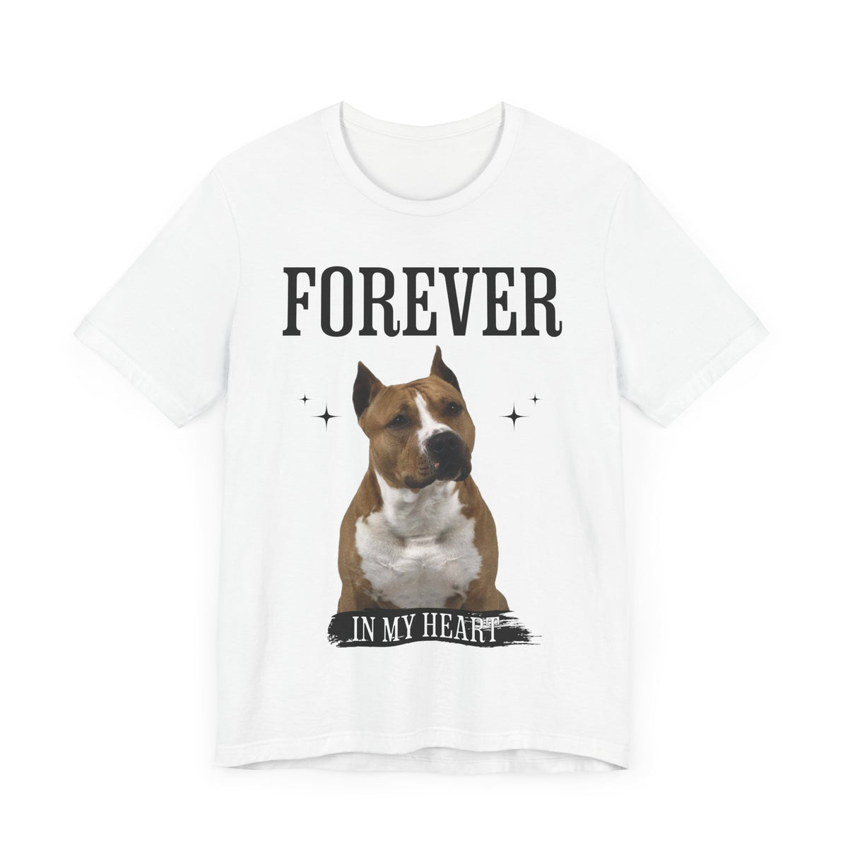 Forever In My Heart - Custom Dog Photo T-Shirt