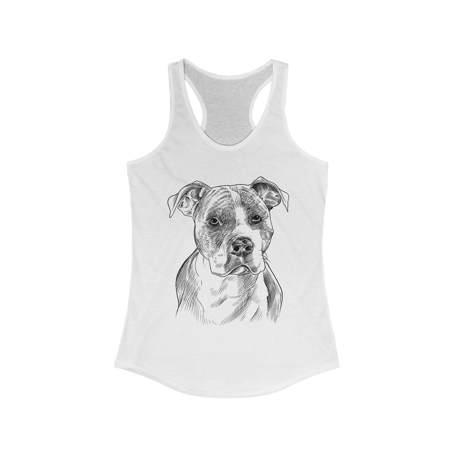 Pit Bull Sketch Tank Top