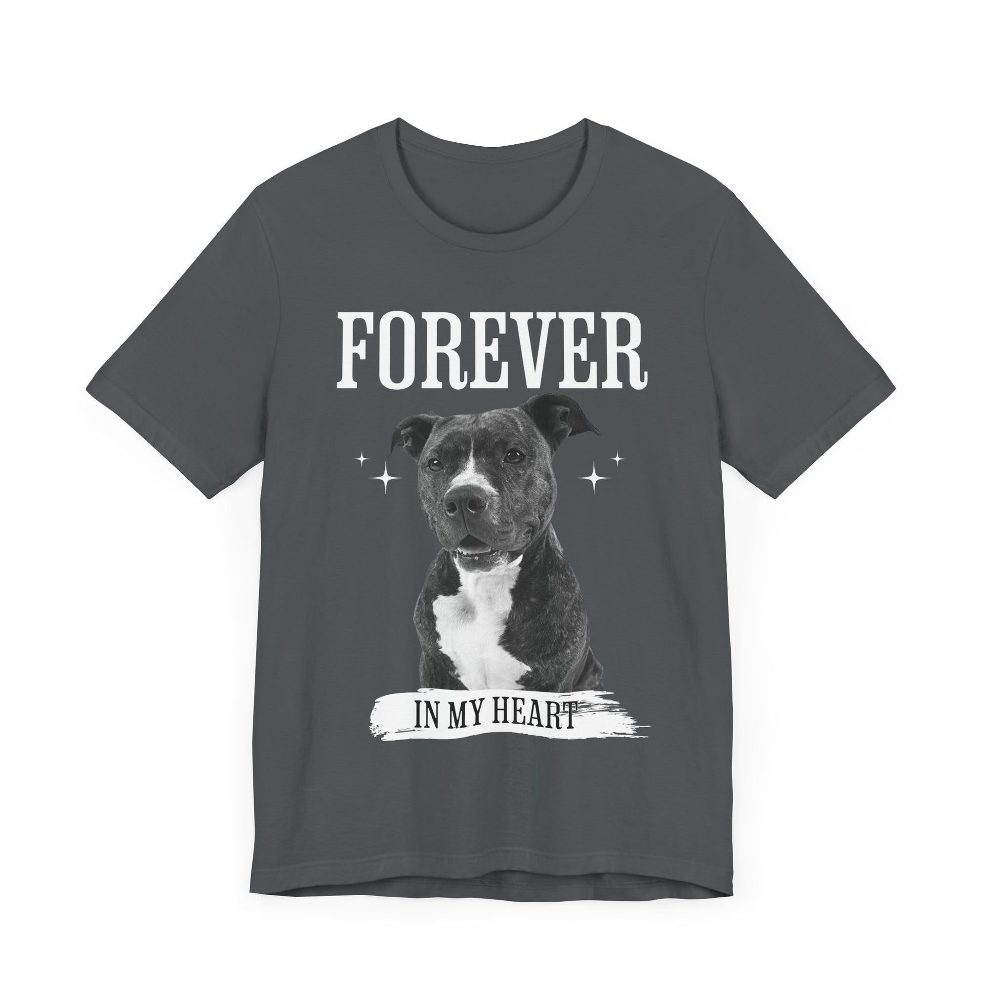 Forever In My Heart - Custom Dog Photo T-Shirt