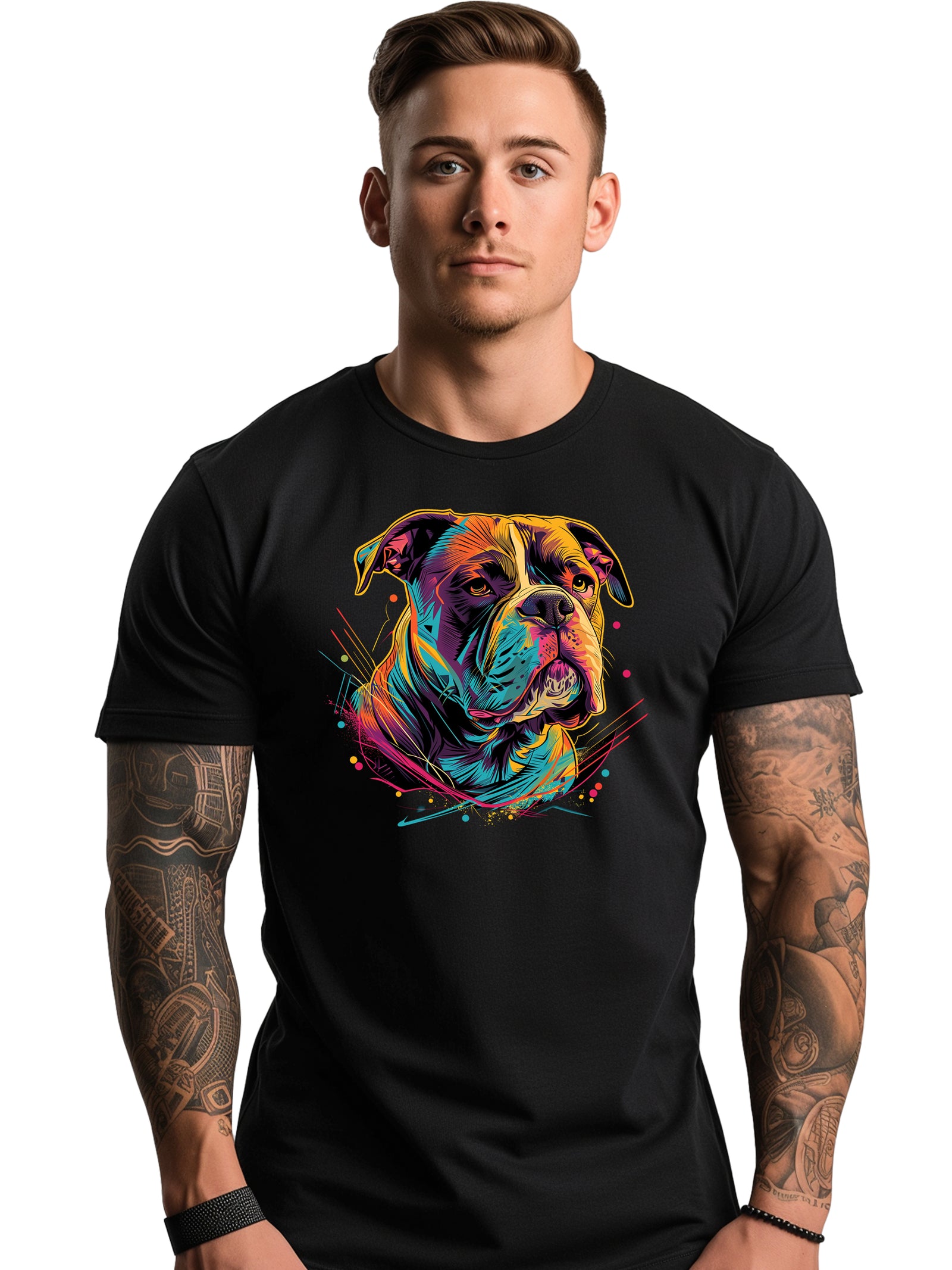 Color Explosion American Bulldog Tee