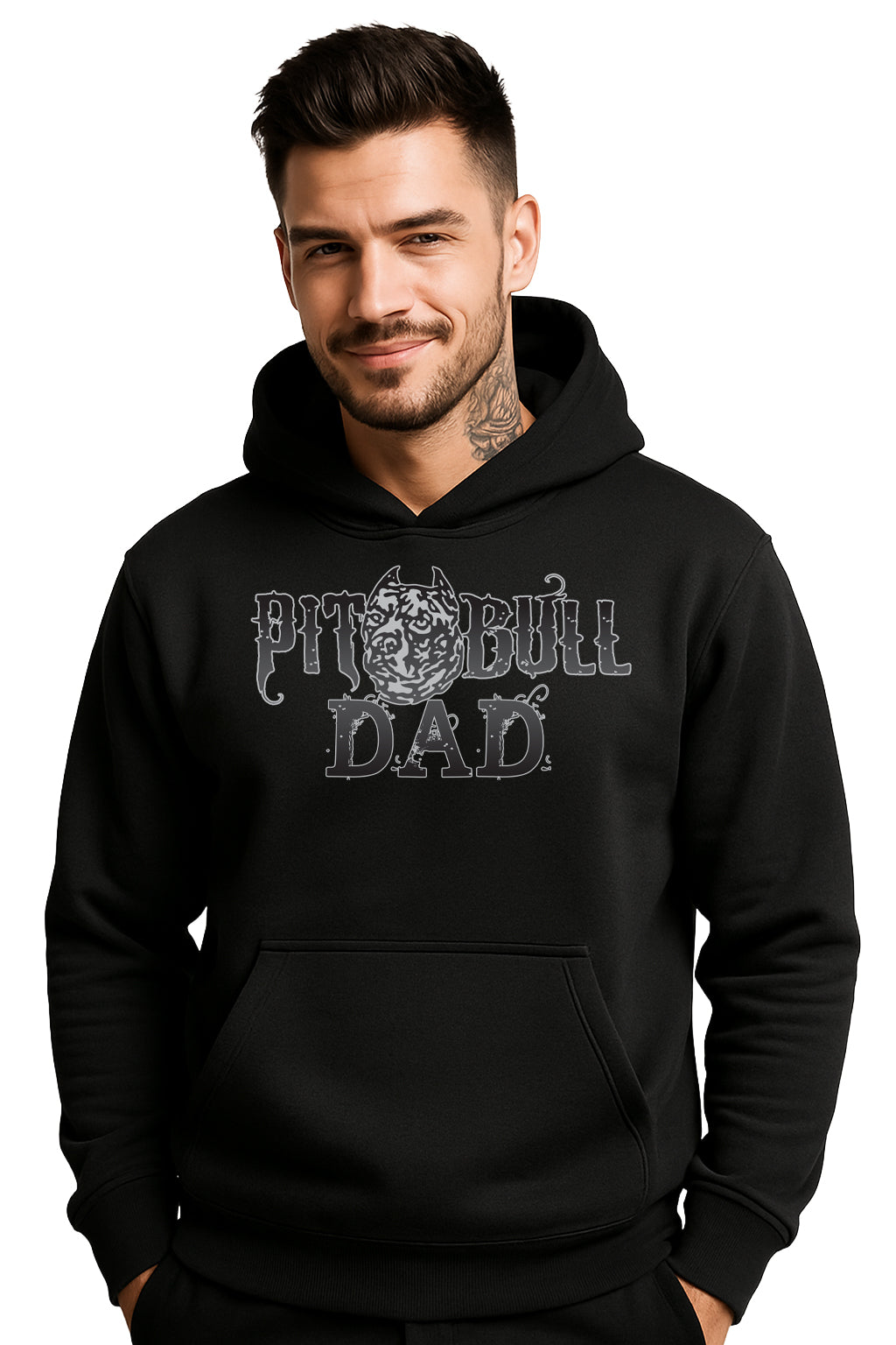 Pit Bull Dad Hooded Sweatshirt