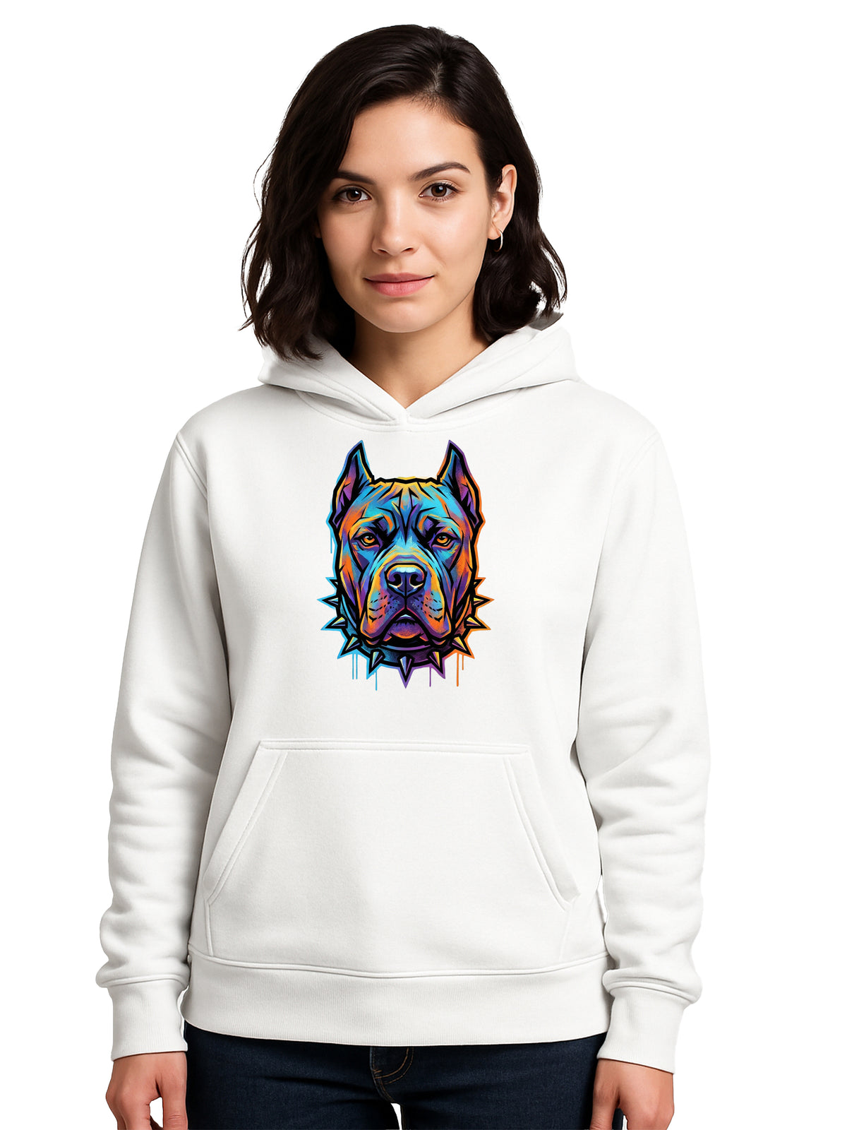Cane Corso Neon Guardian Hoodie – Gildan 18500 Pullover