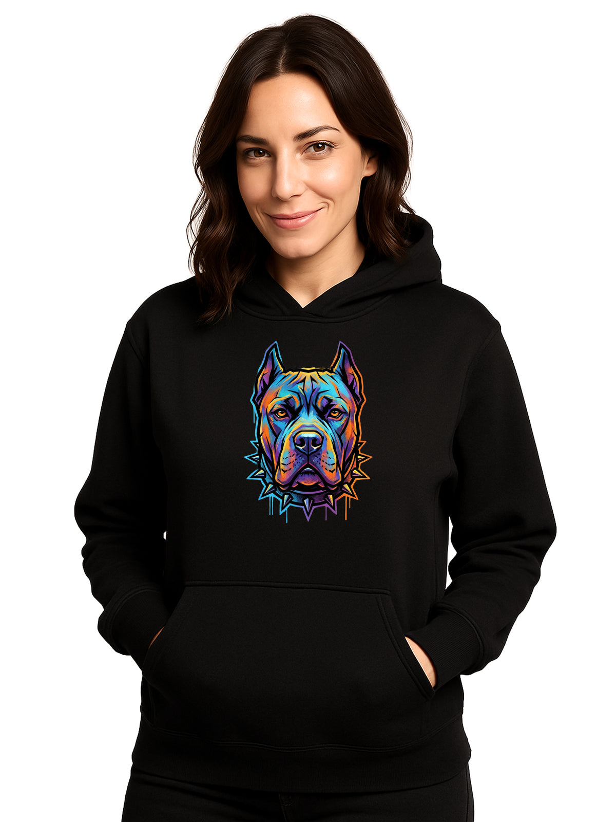 Cane Corso Neon Guardian Hoodie – Gildan 18500 Pullover