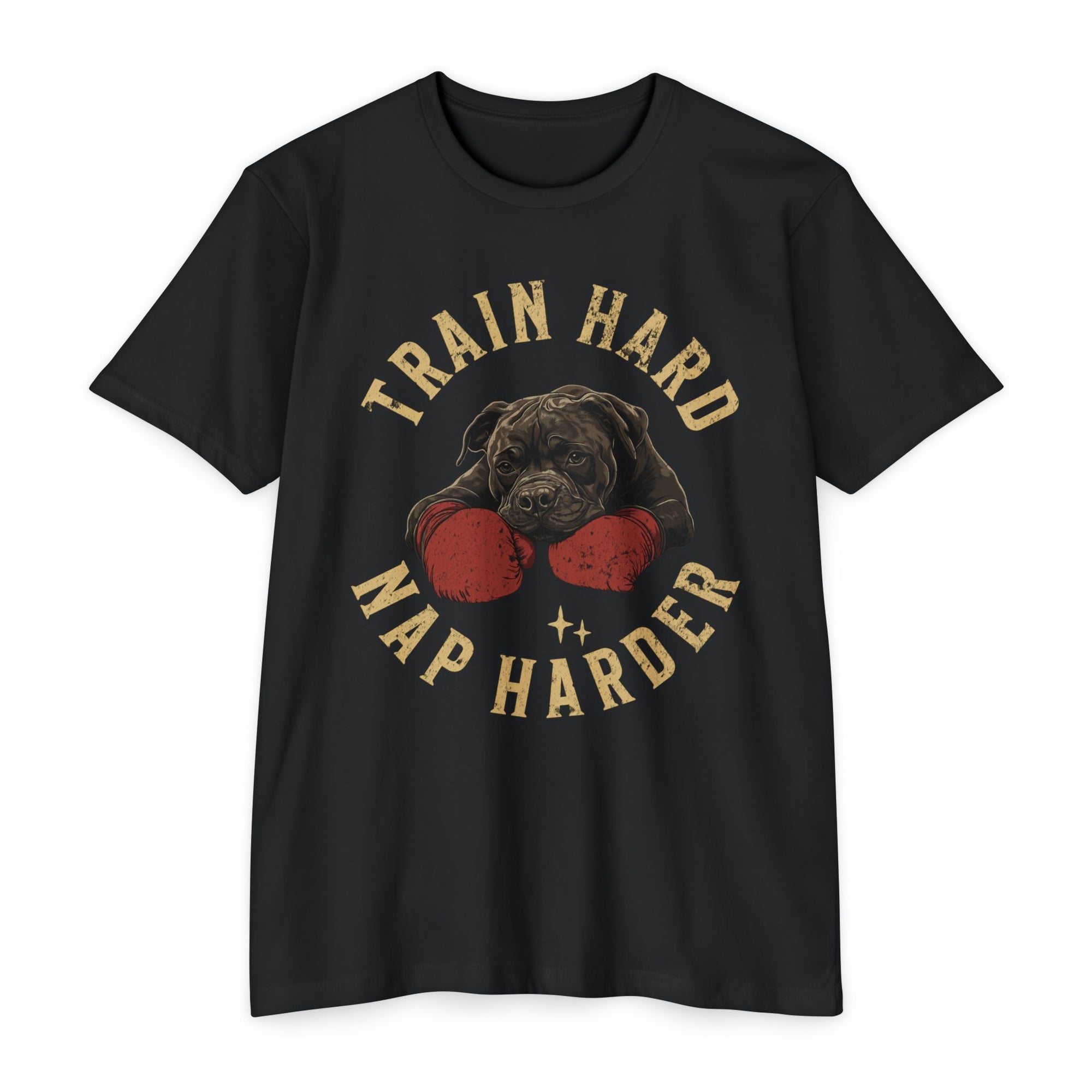 "Train Hard, Nap Harder" Gym Tee