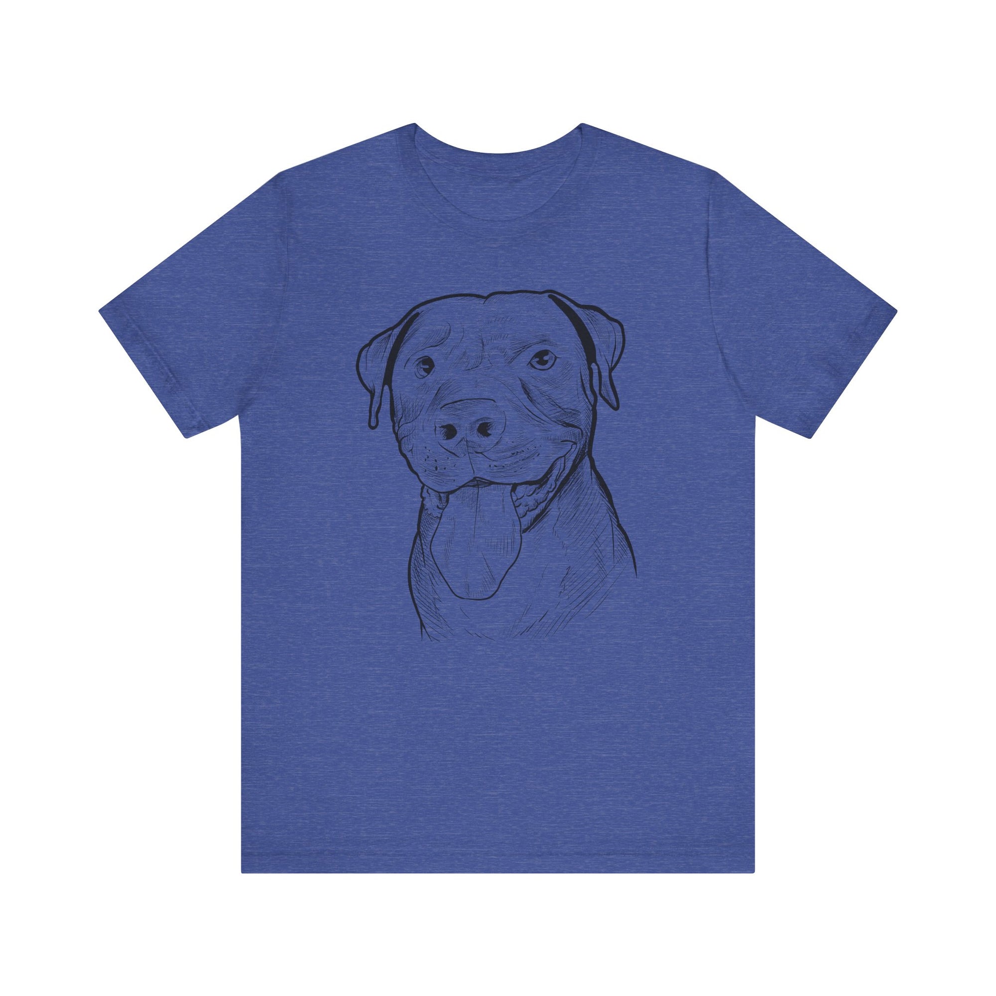 Pit Bull Smile Sketch T-Shirt