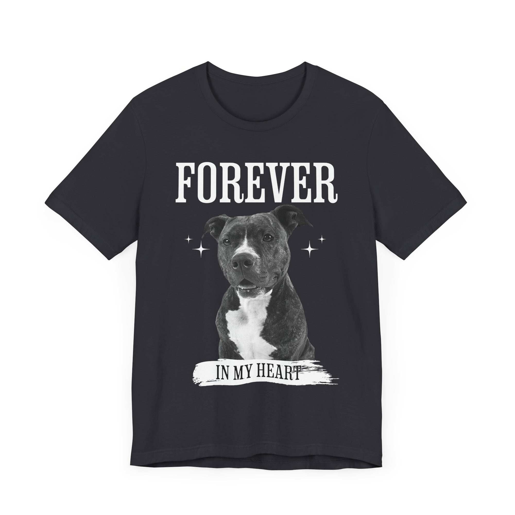 Forever In My Heart - Custom Dog Photo T-Shirt