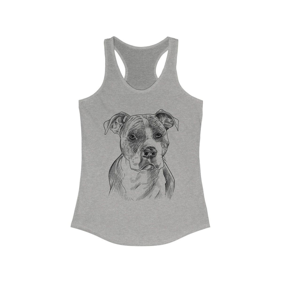 Pit Bull Sketch Tank Top