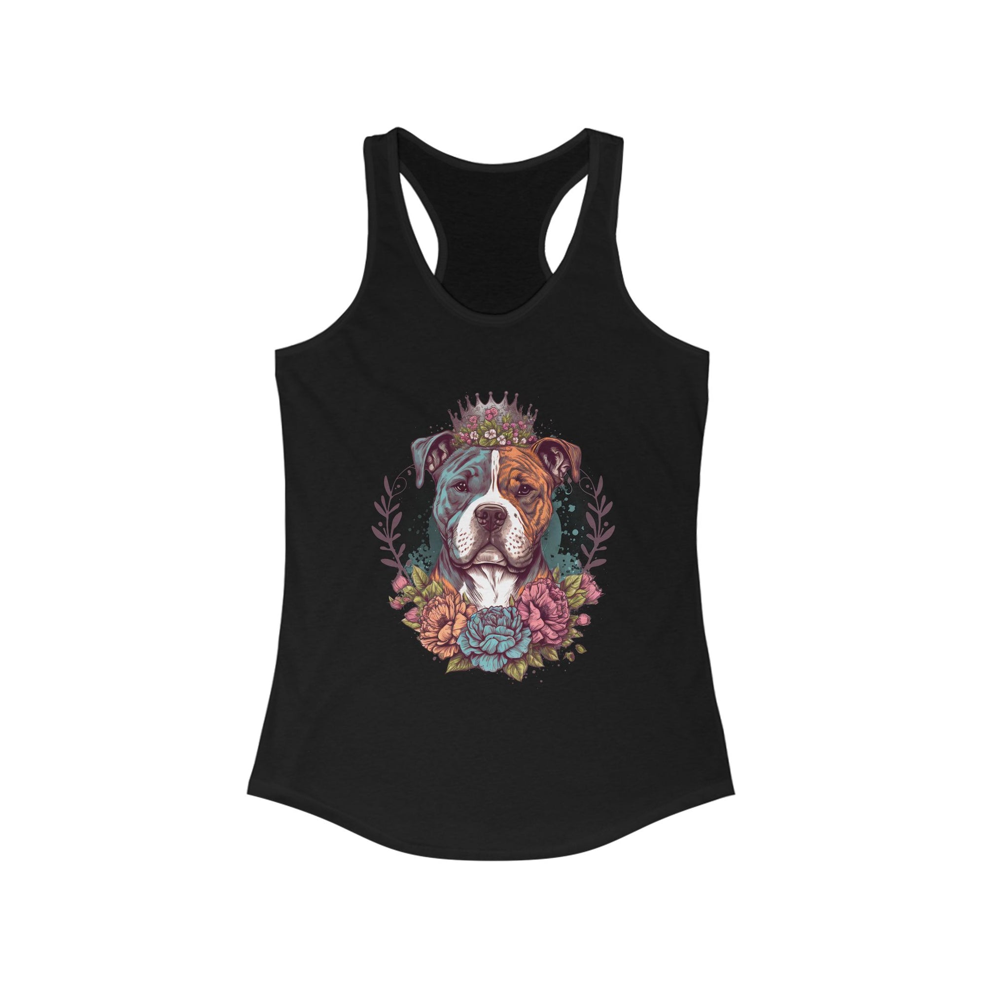 Pit Bull Queen Racerback Tank Top