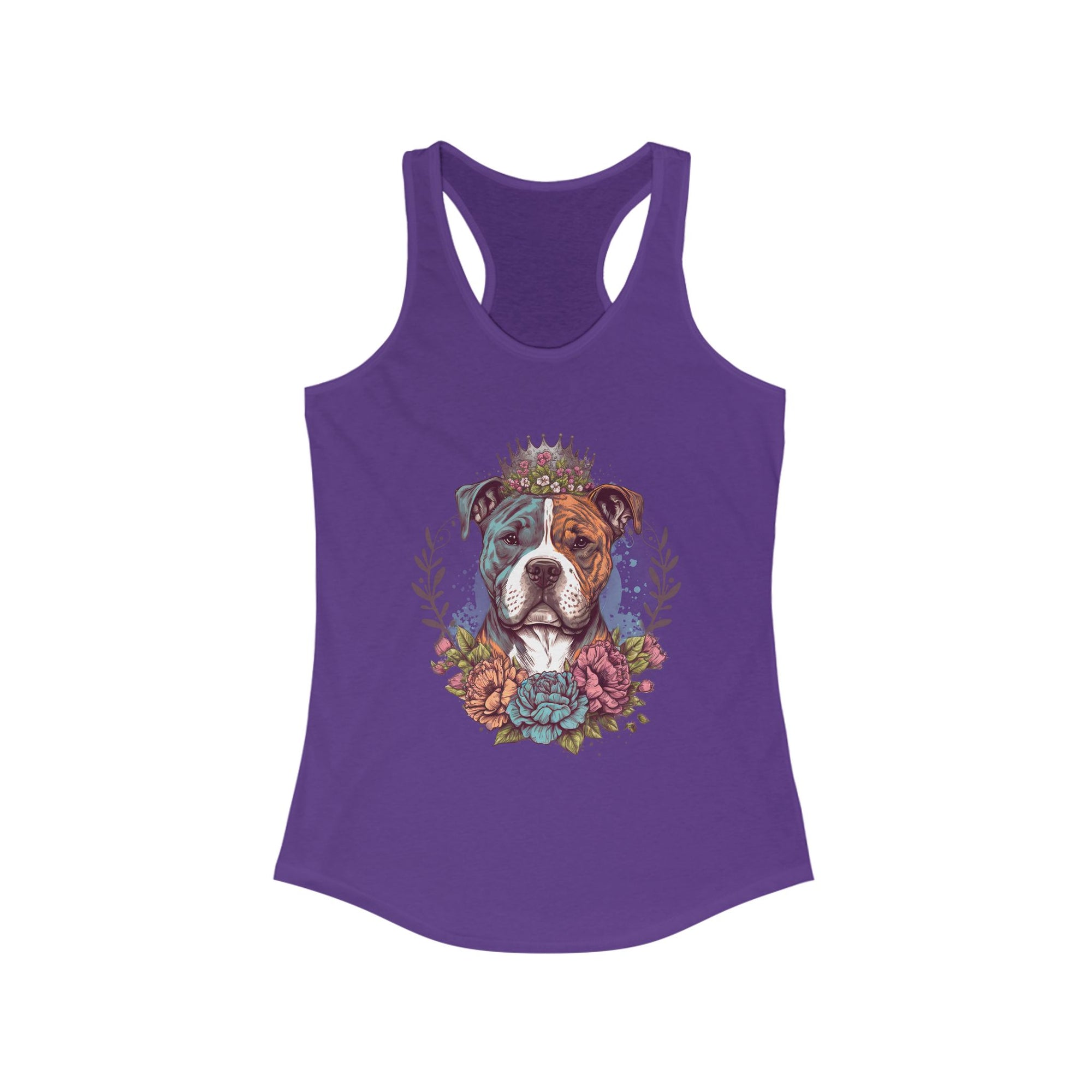 Pit Bull Queen Racerback Tank Top
