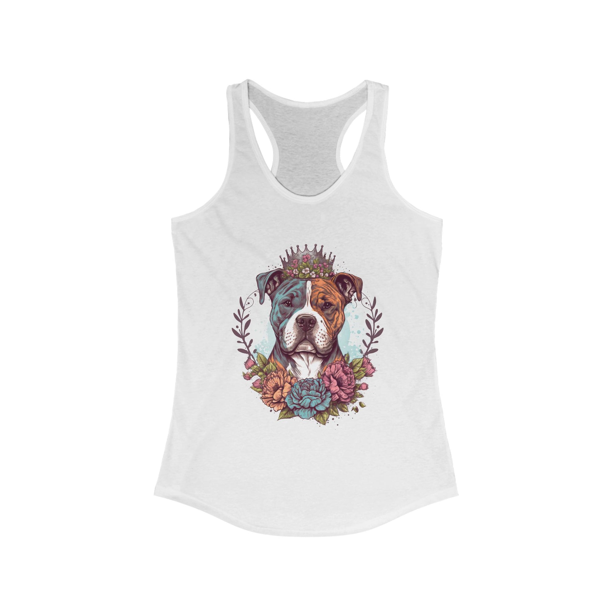 Pit Bull Queen Racerback Tank Top