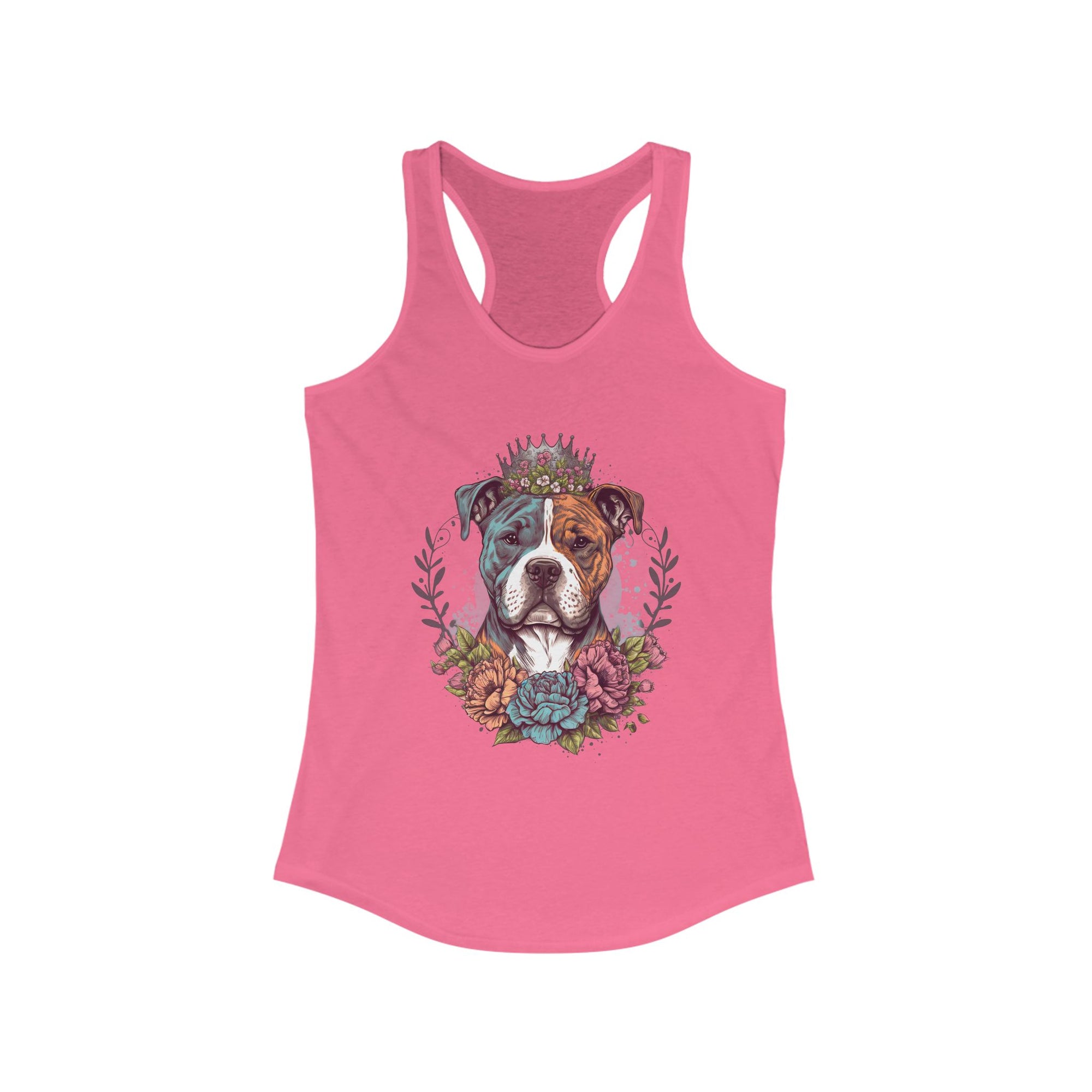 Pit Bull Queen Racerback Tank Top