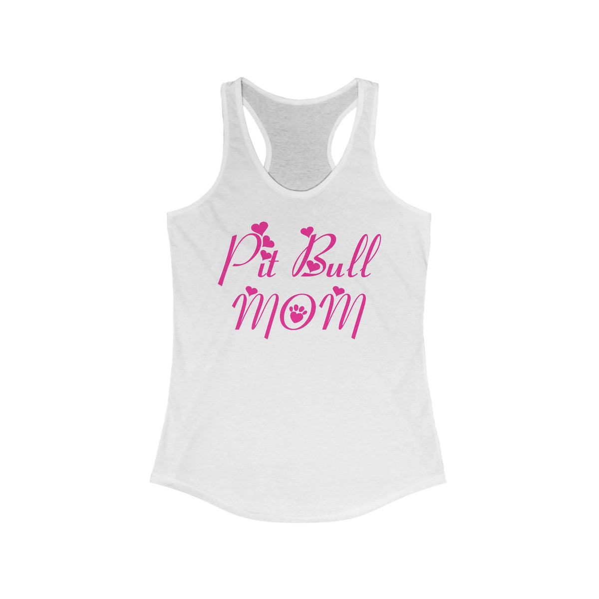 Pit Bull Mom Women's Racerback Tank