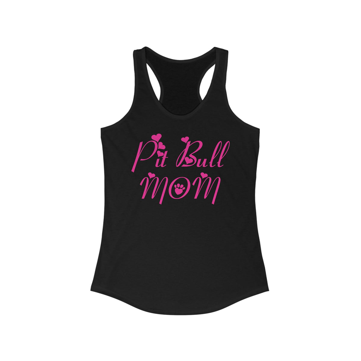 Pit Bull Mom Women&#39;s Racerback Tank
