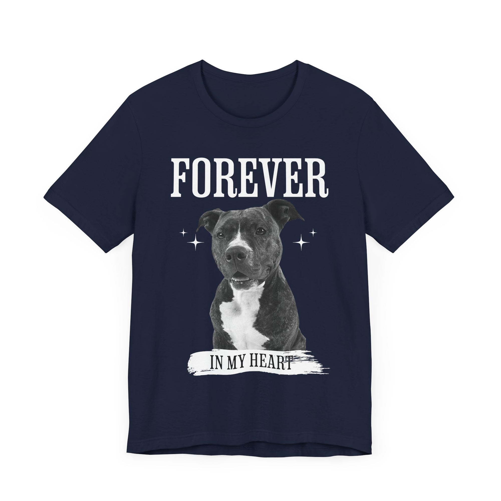 Forever In My Heart - Custom Dog Photo T-Shirt