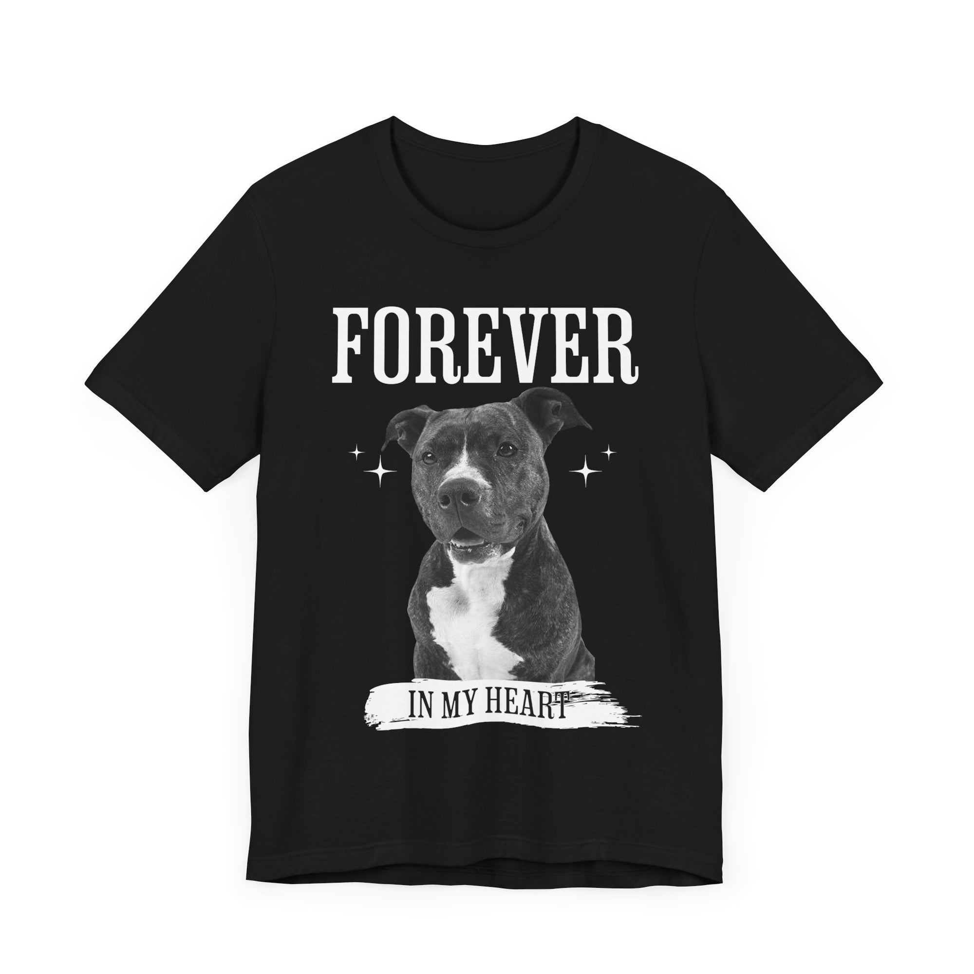 Forever In My Heart - Custom Dog Photo T-Shirt