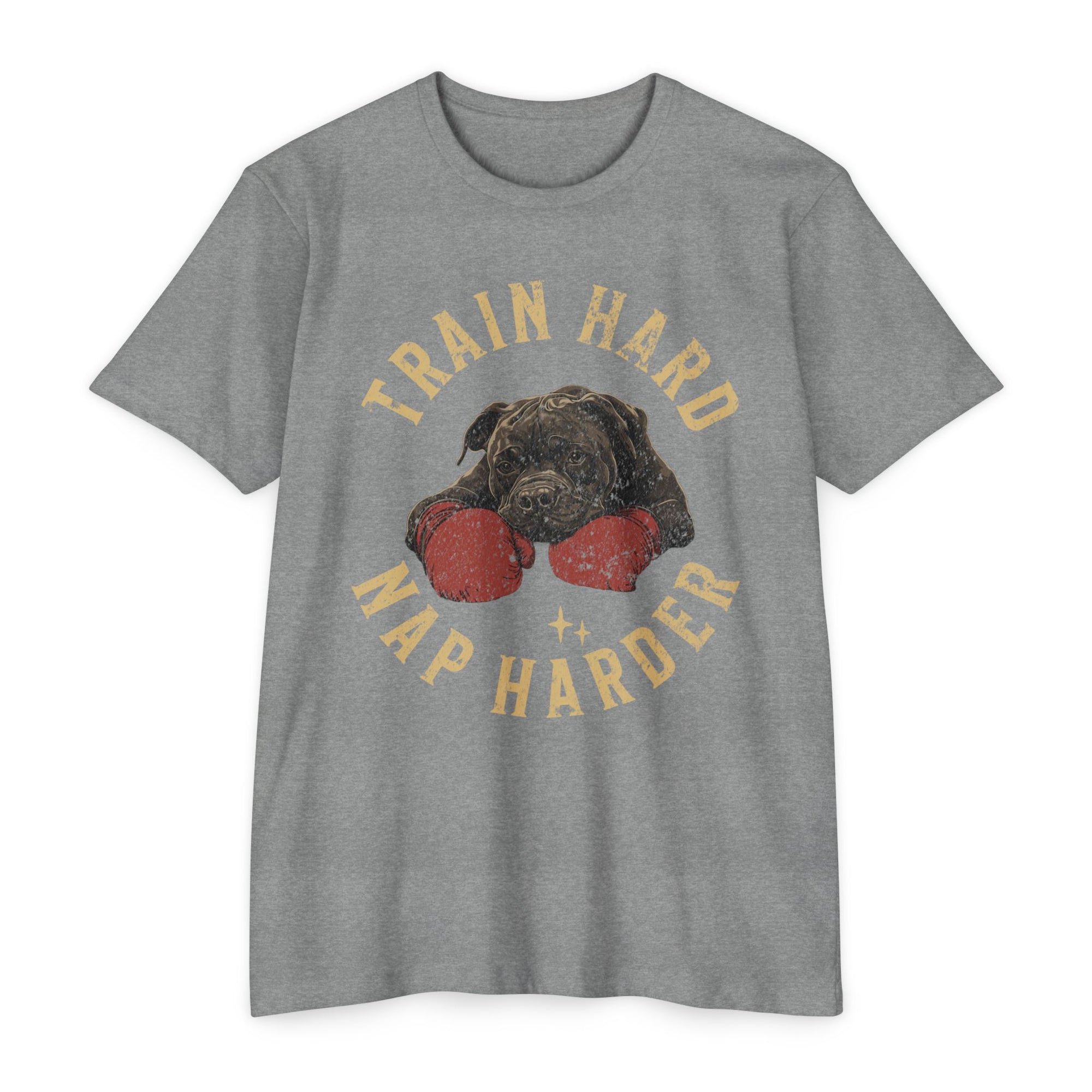 "Train Hard, Nap Harder" Gym Tee