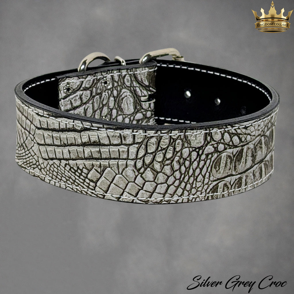 W1 - 2" Wide Leather Dog Collar