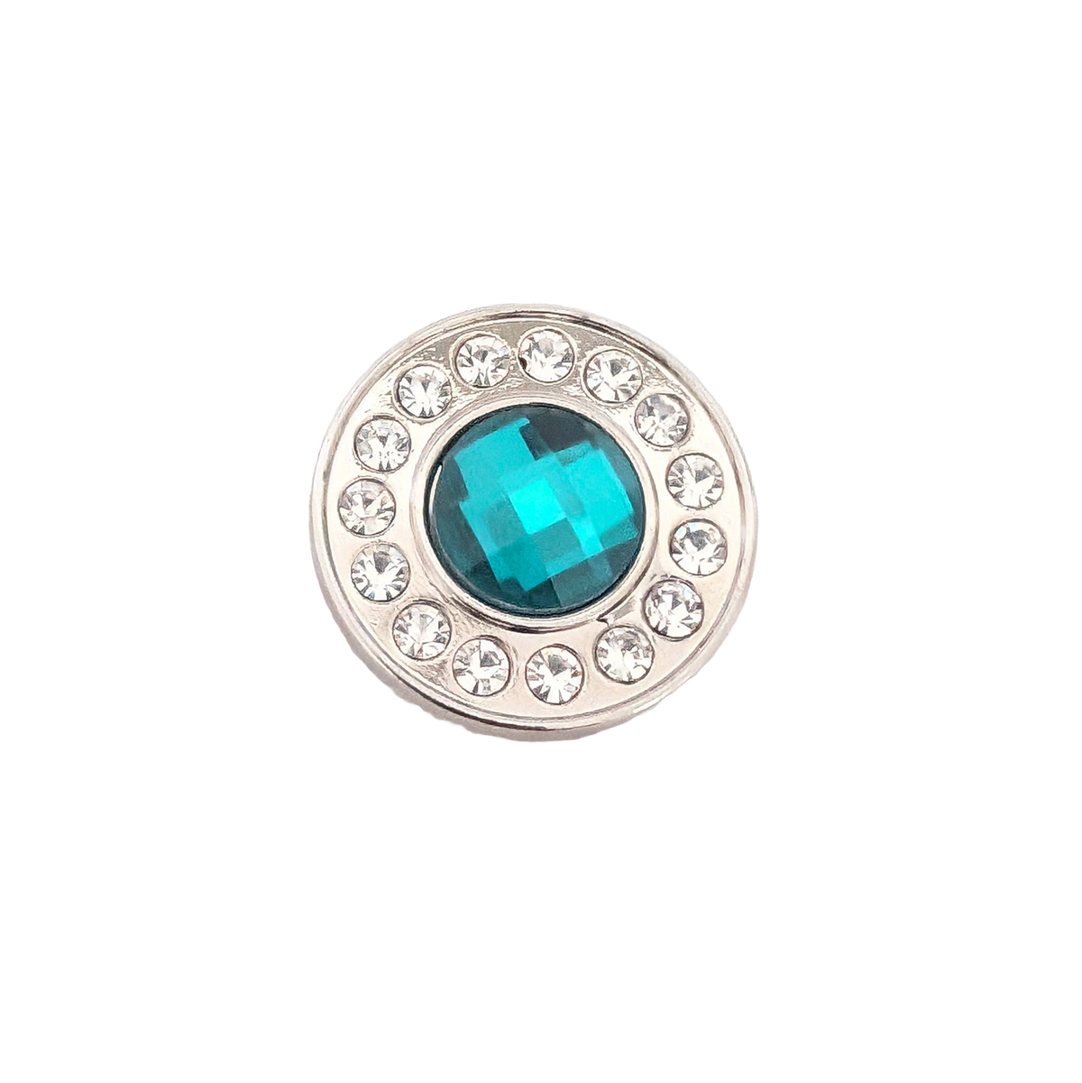 Concho - Rhinestone Decorative Crystal Screwback Concho Turquoise