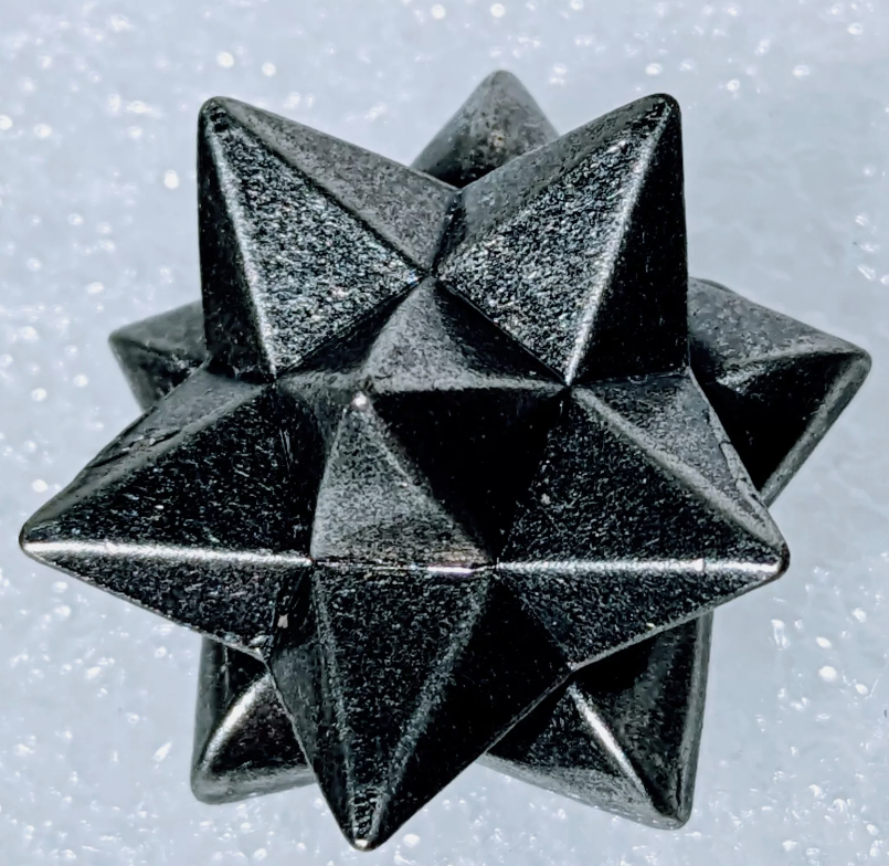 Concho - Conchos con cierre de rosca en forma de estrella tridimensional (paquete de 2)