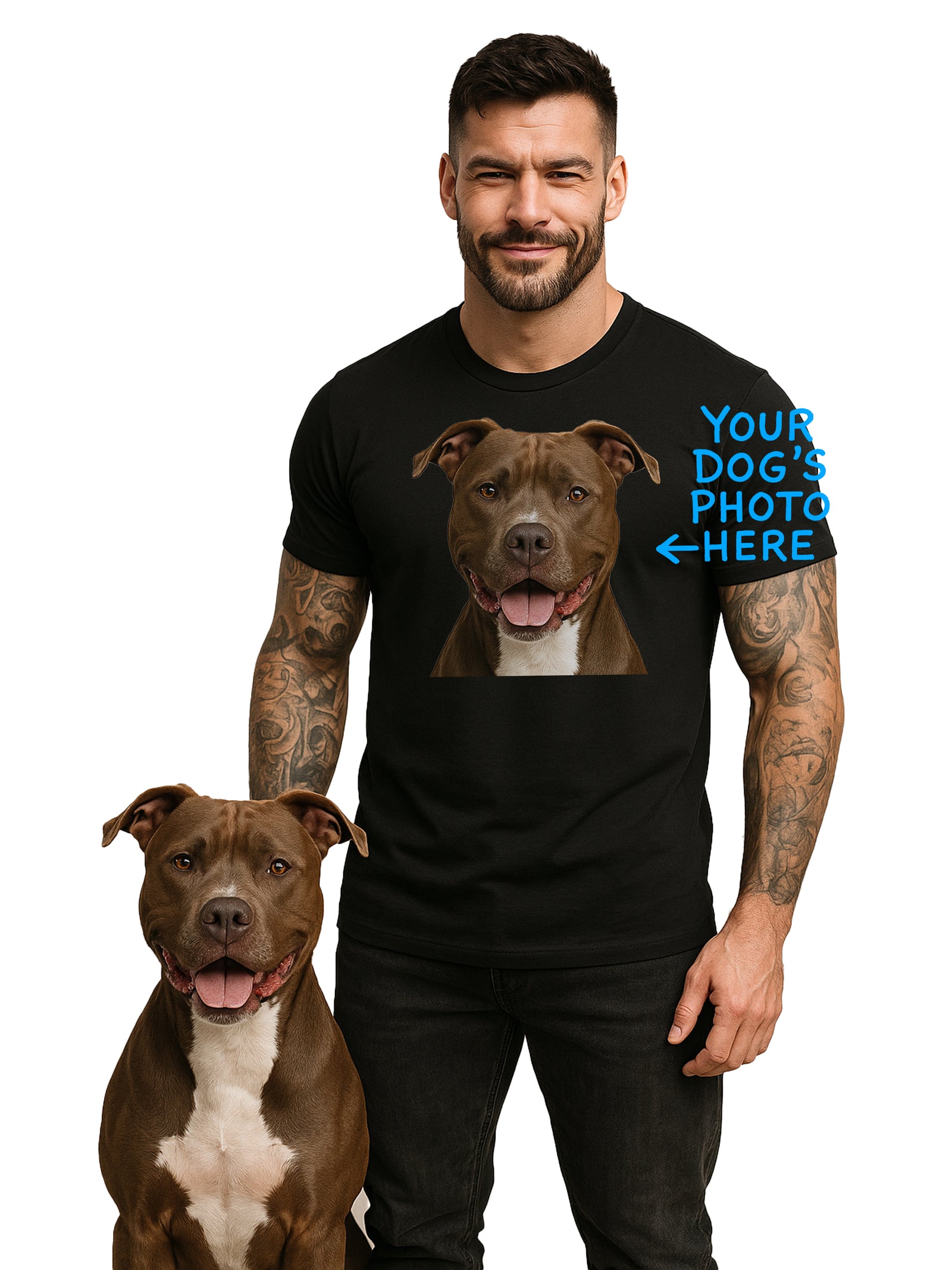 Custom Dog Photo T-Shirt
