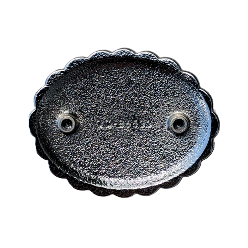 Concho - Southwest Style Oval Concho Antique Silver