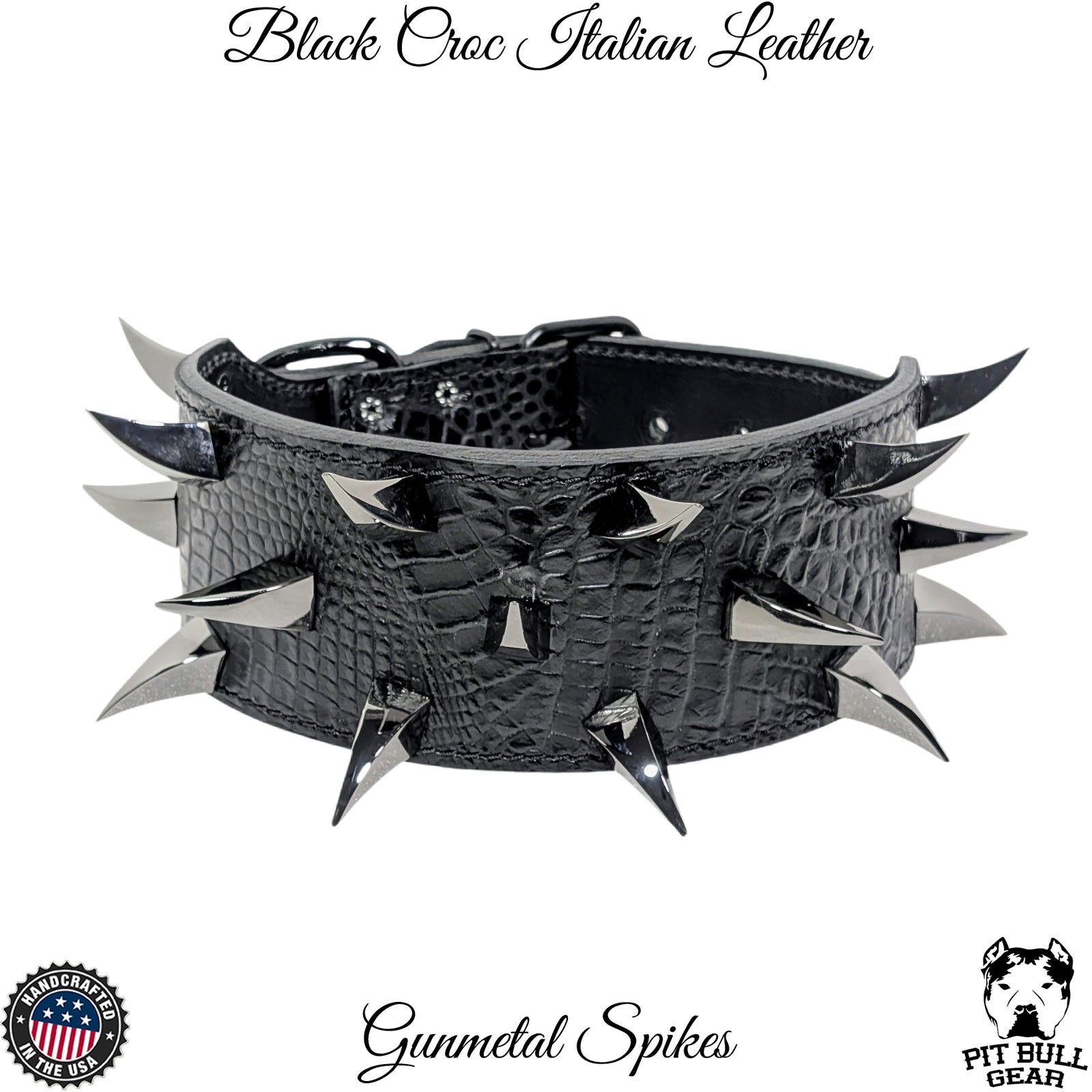 X24 - Coleira para cachorro com garra de dragão de 3" de largura