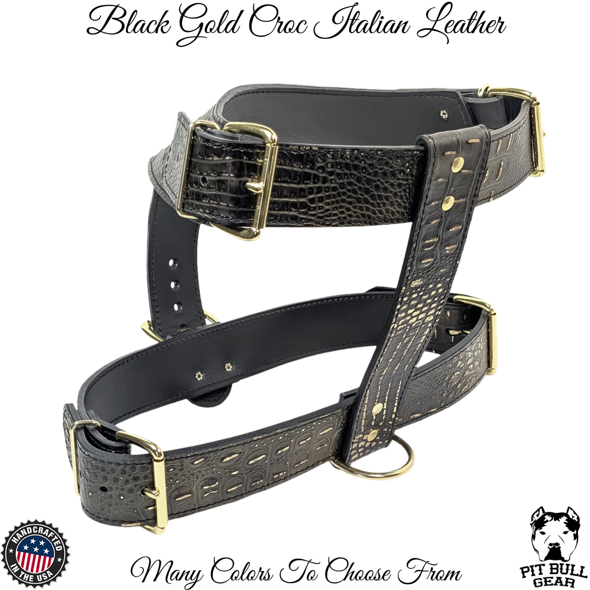 H1 - Custom Made Leather Dog Harness