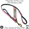 DHN1 - Dual Handle Personalized Leather Leash
