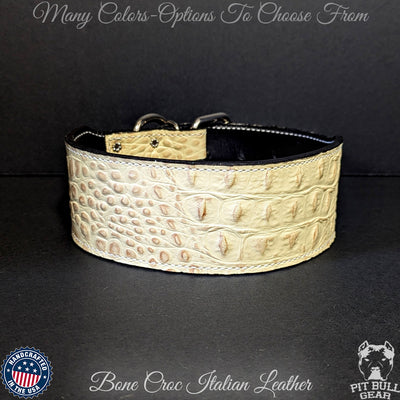 Leather Dog Collar 2 1/2" Wide Heavy Duty Leather Collar